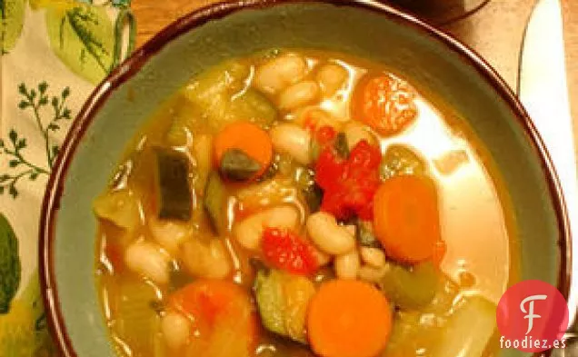 Sopa Fretwell (de verduras italianas) 