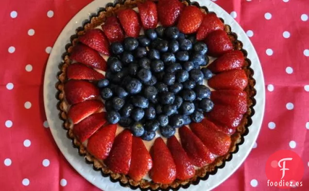 Tarta de Fresa y Arándanos