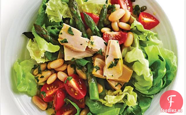 Ensalada de Atún y Frijoles Blancos