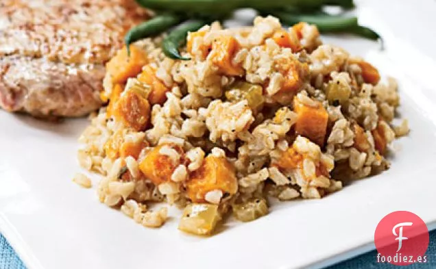 Pilau de Calabaza Asada y Batata