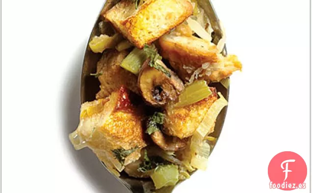 Relleno de Champiñones y Puerros