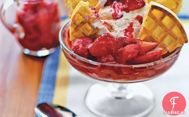 Fresa Waffle Helados