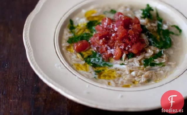 Receta de Sopa de Orzo