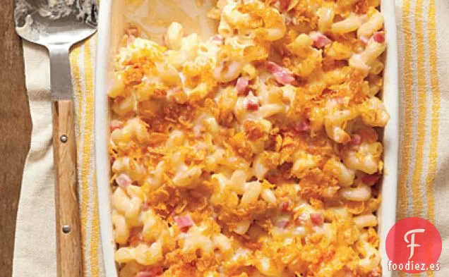 Macarrones Ahumados con Queso al Horno