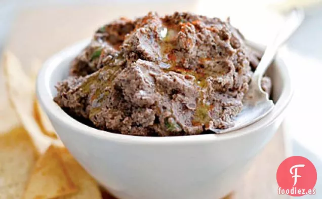 Hummus de Frijoles Negros Picantes