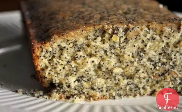 Pastel de Café de Semillas de Amapola Glaseado de Limón