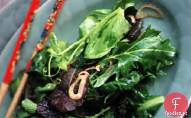 Ensalada Verde Asiática Con Vinagreta De Chalota Dulce