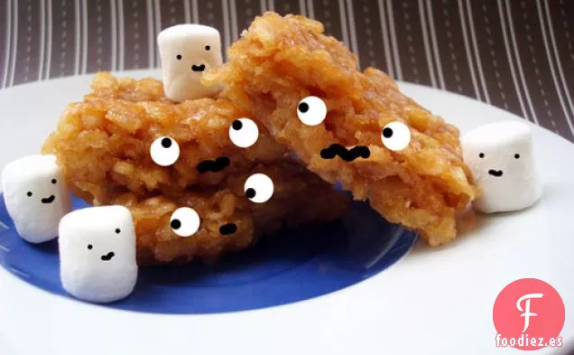 Golosinas de Krispies de Arroz con Ñame Confitado