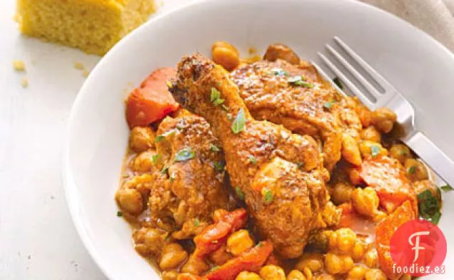 Estofado de Pollo Cajún