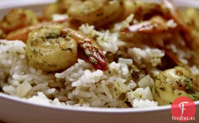 Cocina el Libro: Biryani de camarones