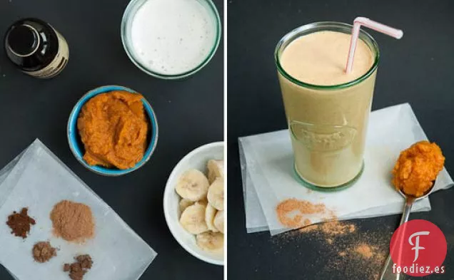 De la Licuadora: Batido de Especias de Calabaza