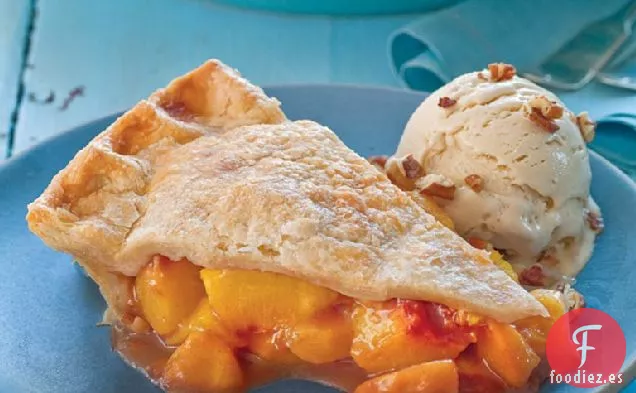 Pastel de Melocotón con Canela y Azúcar Morena