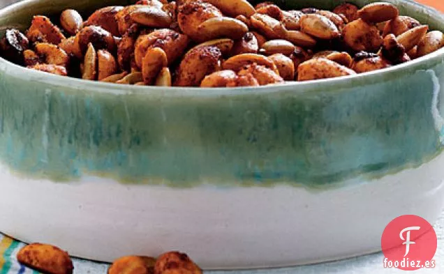 Cacahuetes y Pepitas de Chile Tostados y Picantes