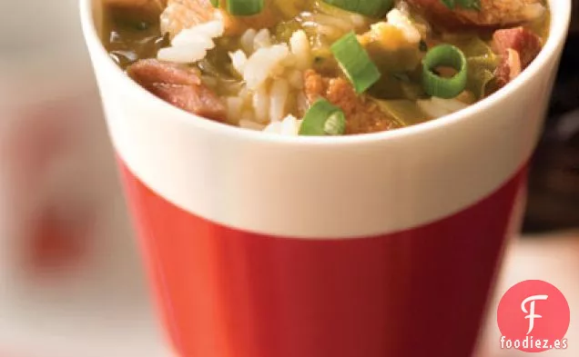 Gumbo de Salchicha Tasso-Andouille de Pollo