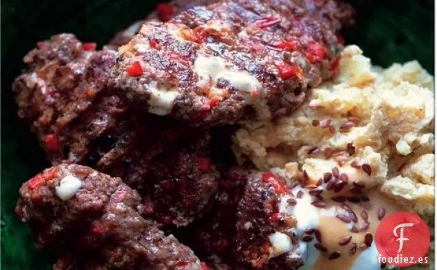 Cocina el libro: Kebabs estilo Al Halabi con Moutabel de Patata