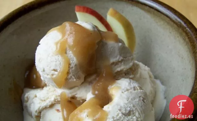 Helado de Manzana y Ruibarbo (y Cardamomo) 