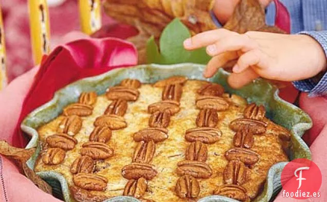 Pastel De Manzana Y Pera Con Caramelo Y Corteza De Muffin De Avena