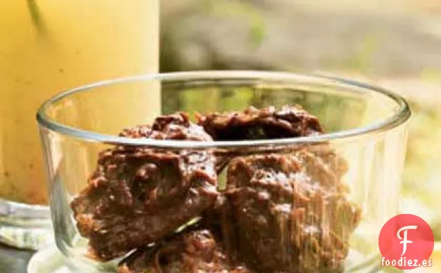 Macarrones Masticables de Chocolate y Coco