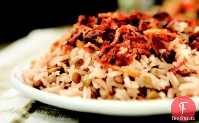 Mejadra, Arroz con Lentejas