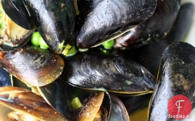 El Ingrediente Secreto (Curry): Mejillones Bombay con Guisantes