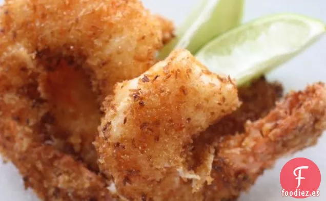 El Ingrediente Secreto (Coco): Camarones Crujientes de Piña Colada
