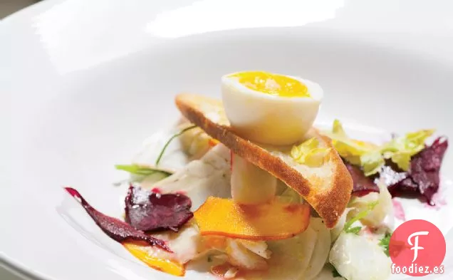 Ensalada de Verduras en Escabeche con Huevos Cocidos