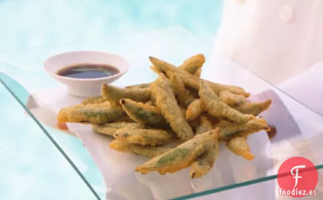 Tempura de Guisantes a Presión de Azúcar