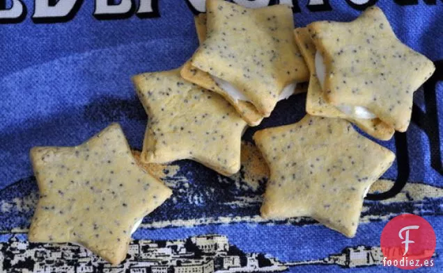 Galletas de Sandwich de Amapola de Limón
