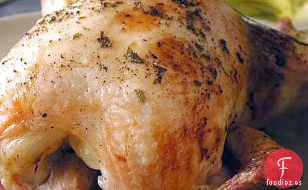 Pollo Entero En Salmuera con Estragón De Limón