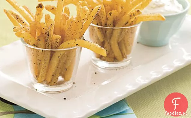 Papas Fritas al horno con Sal y Pimienta