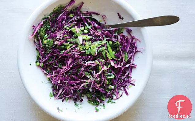 Ensalada de Guisantes y Repollo a Presión
