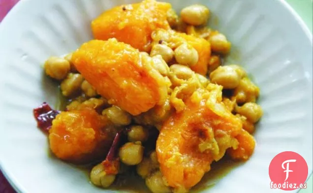 Cocina el libro: Calabaza Bengalí con Garbanzos