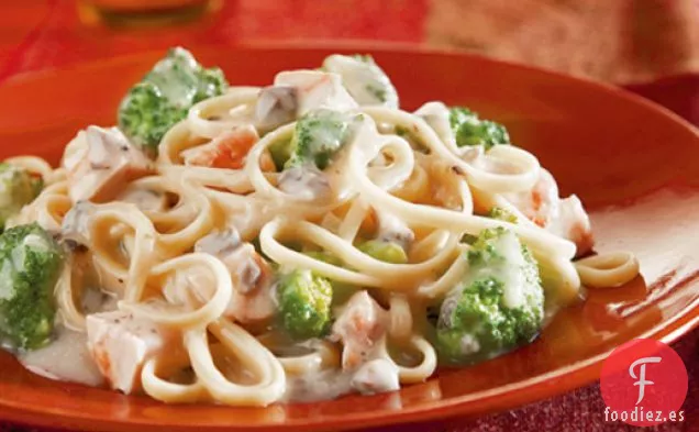 Pollo y Brócoli Alfredo