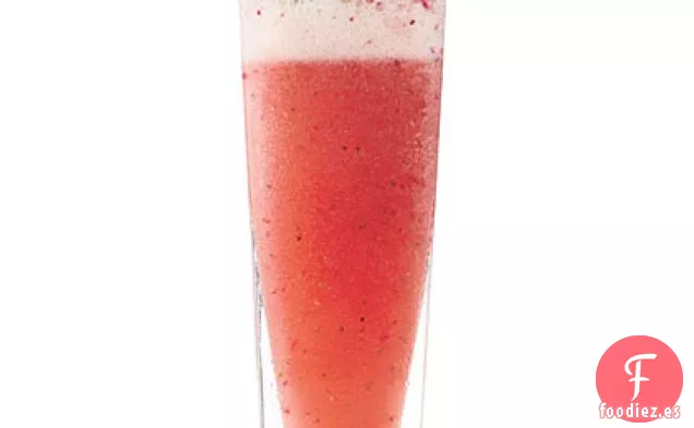 Limonada Espumosa de Fresa y Menta