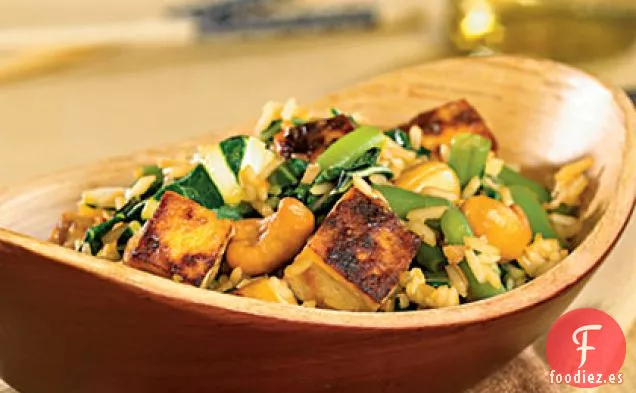 Arroz Frito Tailandés con Tofu