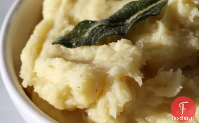 Francés en un instante: Puré de Chirivía con Aceite de Oliva y Salvia