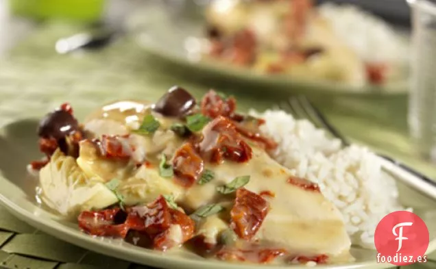 Pollo de Cocción Lenta en Salsa Cremosa de Tomate Secado al Sol