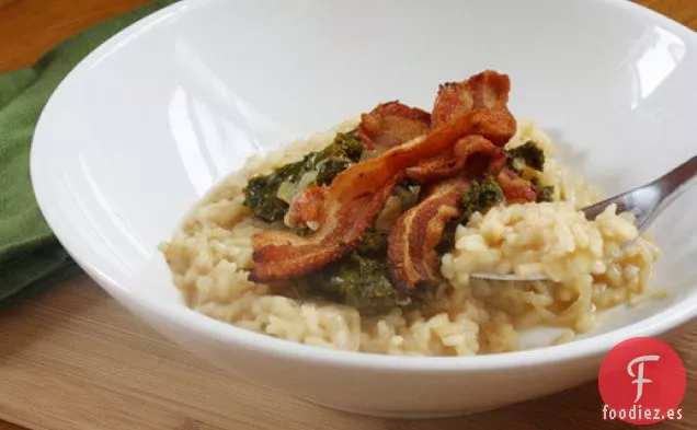 Risotto con Verduras del Sur y Tocino
