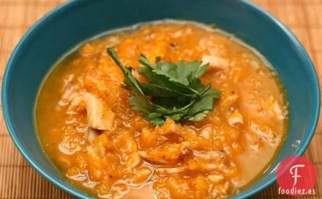 Cena de esta noche: Pollo Asado y Sopa de Calabaza