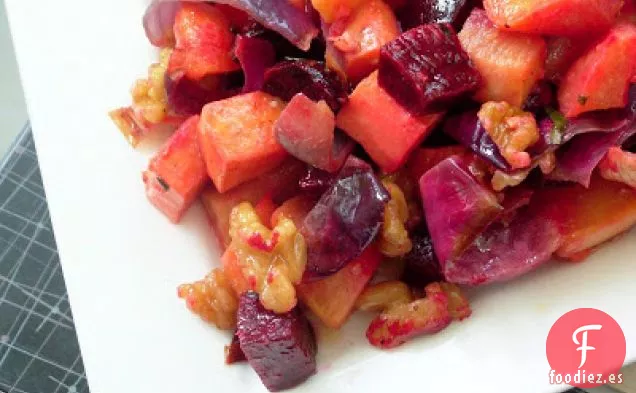 Verduras Asadas Con Vinagreta De Nuez