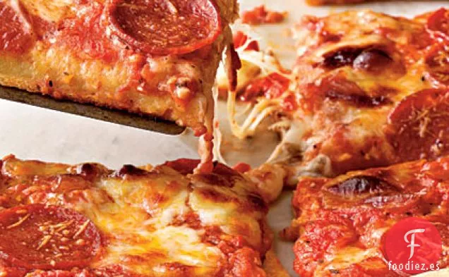 Pizza Profunda de Pepperoni