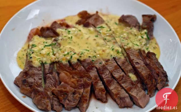 Cena de esta noche: Filete a la Parrilla con Salsa Gribiche