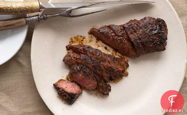 Carne Adobada: Filete De Falda Adobado A La Parrilla