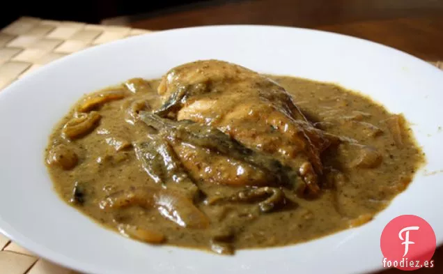 Cena de esta noche: Pollo con Pimientos Asados y Salsa Verde