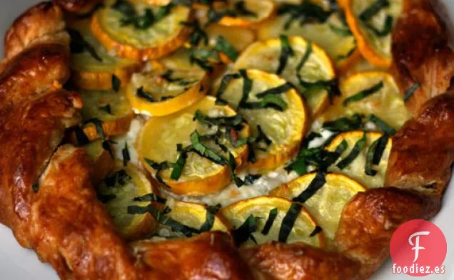 Cena de esta noche: Calabaza de Verano y Galette de Ricotta