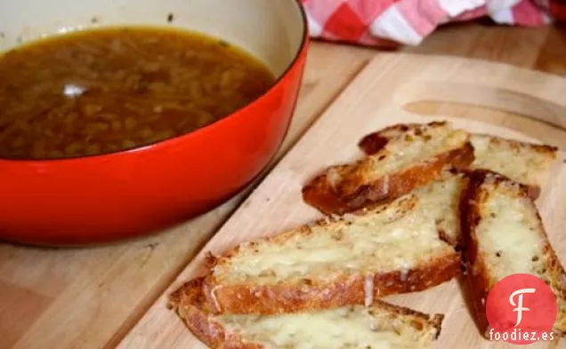 Come por Ocho dólares: Sopa de Cebolla Francesa