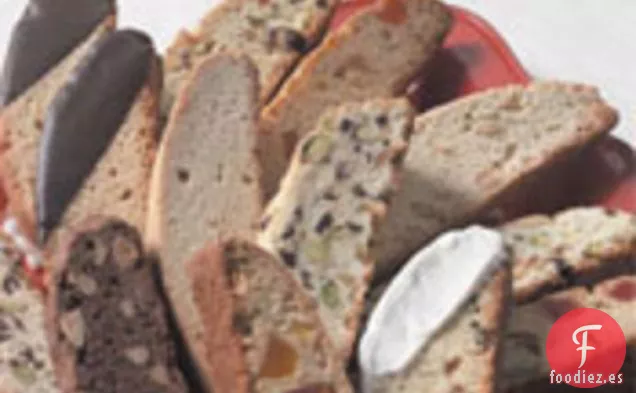 Galletas Serias: Bizcochos de Pistacho y Cereza