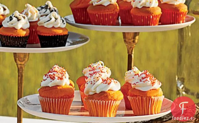 Mini Cupcakes de Helado de Naranja