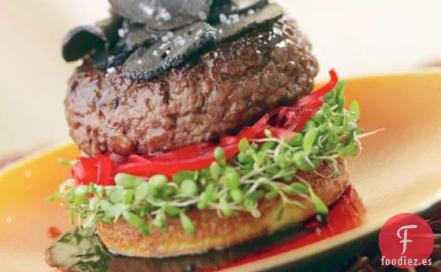 Cocina el libro: Hamburguesa de Flores con Trufas