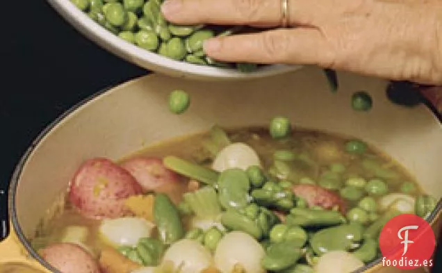 Navarin de Verduras de Primavera